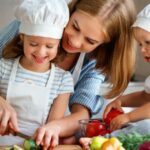 vegan family eating vegan